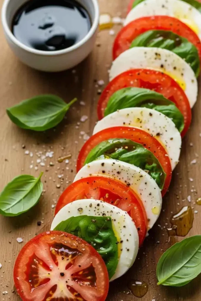 15 Best Summer Salad Recipes with Fresh Vegetables 3 Fresh caprese salad with tomatoes, mozzarella, and basil