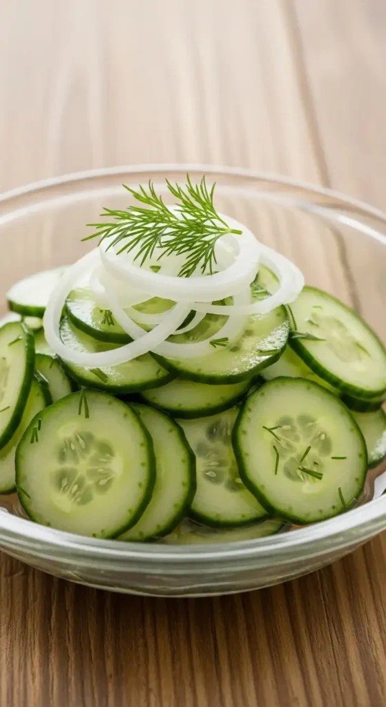 18 Cucumber Salad Recipes (Fresh & Easy!) 3 Traditional German cucumber salad with vinegar dressing and fresh dill