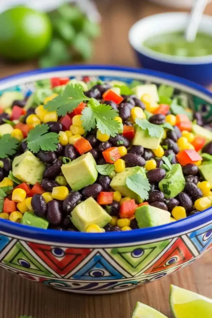 15 Best Summer Salad Recipes with Fresh Vegetables 13 Southwest black bean salad with corn and avocado