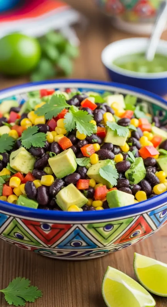 15 Best Summer Salad Recipes with Fresh Vegetables 13 Southwest black bean salad with corn and avocado