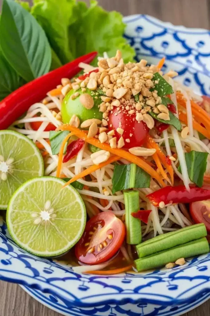 15 Best Summer Salad Recipes with Fresh Vegetables 11 Thai-inspired green papaya salad with peanuts and lime