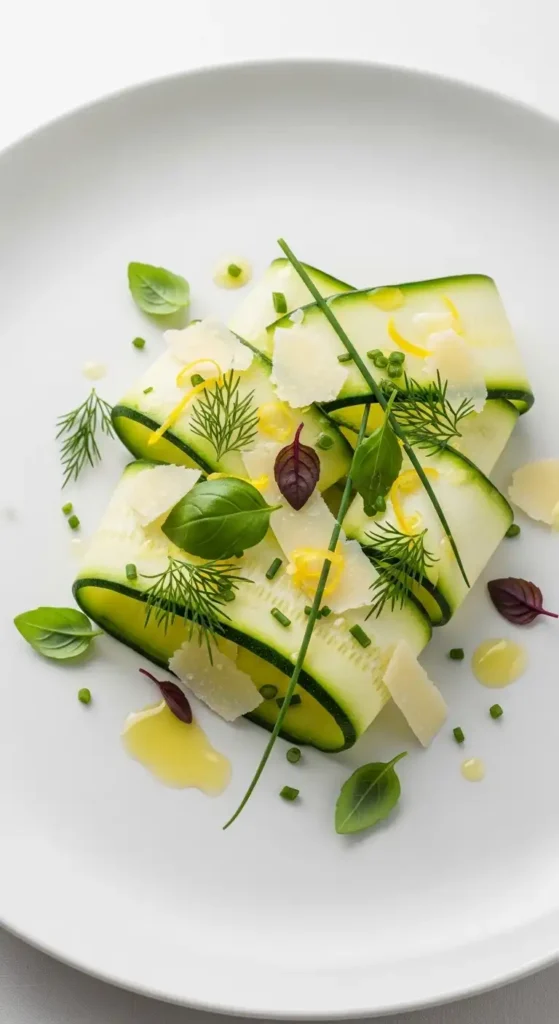 15 Best Summer Salad Recipes with Fresh Vegetables 12 Elegant zucchini ribbon salad with parmesan and lemon
