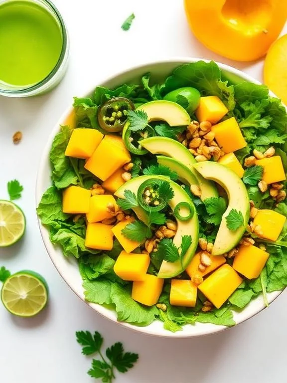 10 Fresh Spring Salad Recipes You'll Love 8 Mango avocado salad with spring greens — light spring meal with tropical flavors