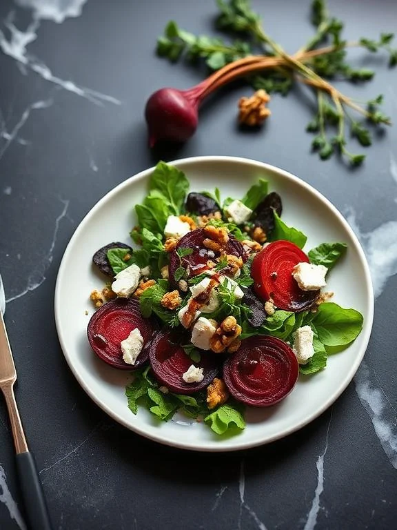 10 Fresh Spring Salad Recipes You'll Love 5 Roasted beet and goat cheese salad with walnuts — best spring salad for entertaining